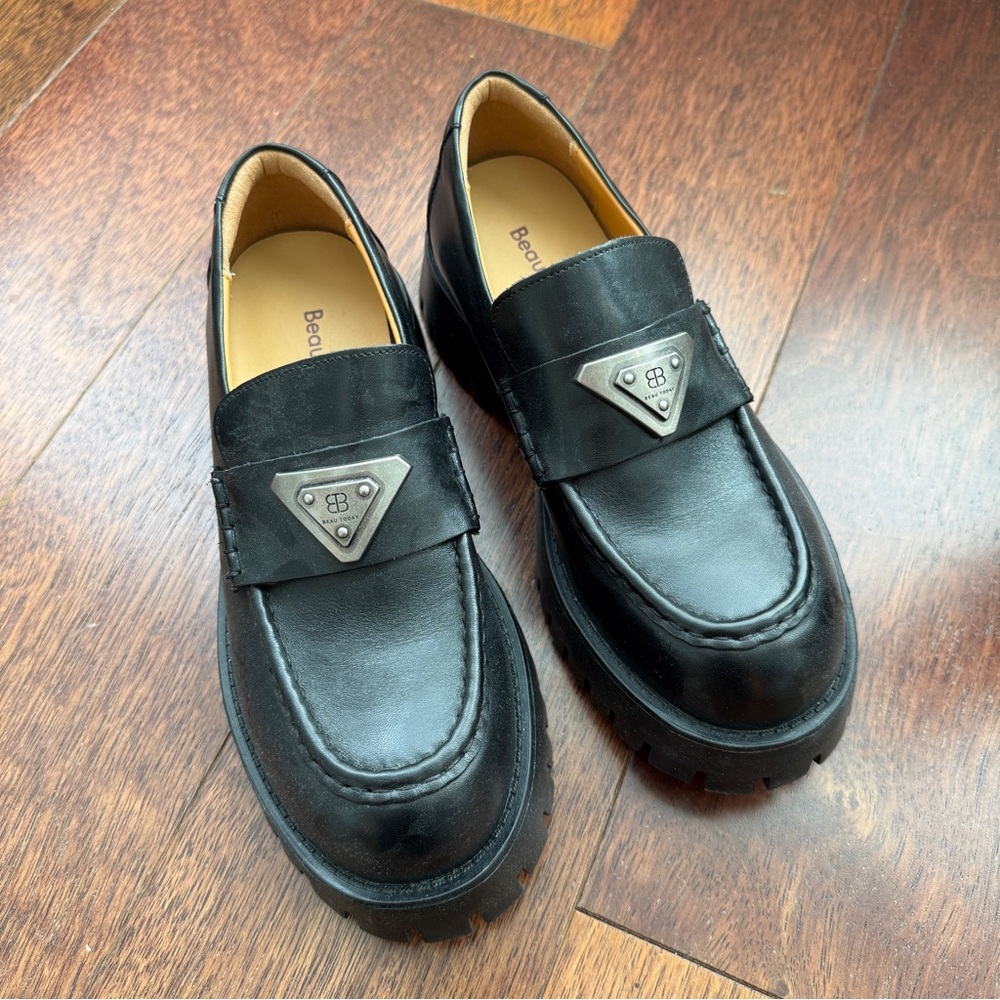 Beautoday platform loafer